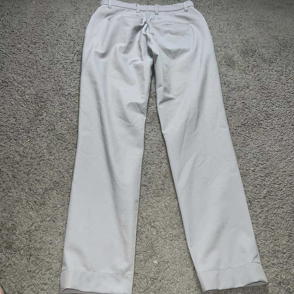 State & Liberty Tech Pants Mens 31x30 Light Grey 4 Way Stretch Nylon Performance - Picture 5 of 7